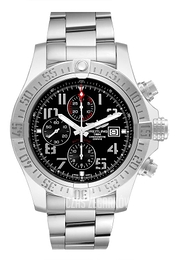 Breitling Super Avenger II Chronograph Czarny/Stal Ø48 mm A1337111.BC28.168A