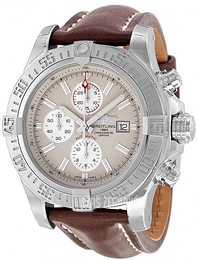 Breitling Super Avenger II Chronograph Kremowy/Skóra Ø48 mm A1337111.G779.443X.A20BA.1