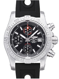 Breitling Avenger II Chronograph Czarny/Guma Ø43 mm A1338111.BC32.200S.A20D.2