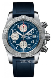 Breitling Avenger II Chronograph Niebieski/Guma Ø43 mm A1338111.C870.145S.A20S.1