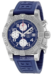 Breitling Avenger II Chronograph Niebieski/Guma Ø43 mm A1338111.C870.158S.A20S.1