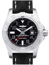 Breitling Avenger II Seawolf Czarny/Skóra Ø45 mm A1733110.BC31.435X.A20BA.1
