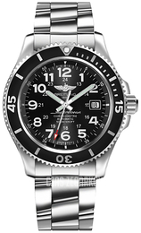 Breitling Superocean Ii 42 Czarny/Stal Ø42 mm A17365C91B1A1