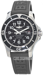 Breitling Superocean Ii 42 Czarny/Guma Ø42 mm A17365C91B1S1