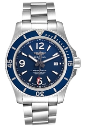 Breitling Superocean 44 Niebieski/Stal Ø44 mm A17367D81C1A1