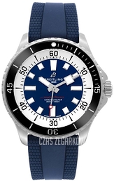 Breitling Superocean Automatic 44 Niebieski/Guma Ø44 mm A17376211C1S1