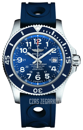Breitling Superocean II 44 Niebieski/Guma Ø44 mm A17392D8-C910-211S-A20DSA.2