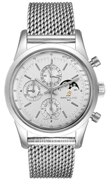 Breitling Transocean Chronograph 1461 Srebrny/Stal Ø43 mm A1931012.G750.154A