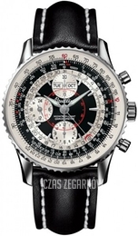 Breitling Montbrillant Datora Czarny/Skóra Ø43 mm A2133012-B993-435X-A20BA.1
