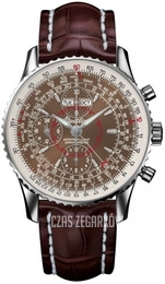 Breitling Montbrillant Datora Brązowy/Skóra Ø43 mm A2133012-Q509-739P-A20BA.1