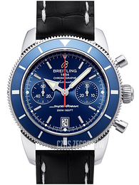 Breitling Superocean Heritage Chrono 44 Niebieski/Skóra Ø44 mm A2337016-C856-743P-A20BA.1