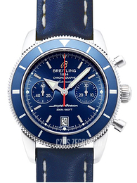 Breitling Superocean Heritage Chrono 44 Niebieski/Skóra Ø44 mm A2337016.C856.105X.A20BA.1
