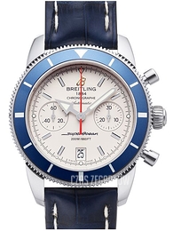 Breitling Superocean Heritage Chrono 44 Srebrny/Skóra Ø44 mm A2337024-G753-743P-A20BA.1
