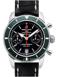 Breitling Superocean Heritage Chrono 44 Czarny/Skóra Ø44 mm A2337036-BB81-743P-A20BA.1