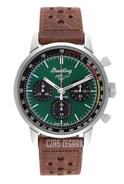 Breitling Premier Top Time Zielony/Skóra Ø42 mm A253101A1L1X1