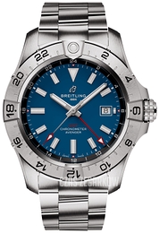 Breitling Avenger Automatic GMT 44 Niebieski/Stal Ø44 mm A32320101C1A1