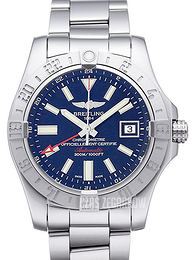 Breitling Avenger II GMT Niebieski/Stal Ø43 mm A3239011.C872.170A