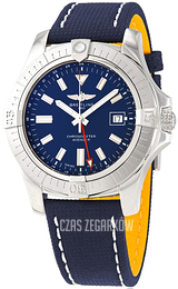 Breitling Avenger Ii Gmt Niebieski/Skóra Ø43 mm A32395101C1X1