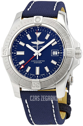 Breitling Avenger Ii Gmt Niebieski/Skóra Ø43 mm A32395101C1X2