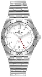 Breitling Chronomat Automatic Gmt 40 Biały/Stal Ø40 mm A32398101A1A1