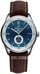 Breitling Premier Automatic 40 Niebieski/Skóra Ø40 mm A37340351C1X2