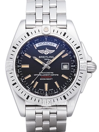 Breitling Galactic 44 Czarny/Stal Ø44 mm A45320B9-BD42-375A
