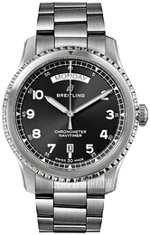 Breitling Navitimer Automatic Day Date Czarny/Stal Ø41 mm A45330101B1A1