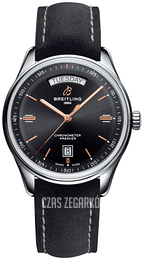 Breitling Premier Automatic Day & Date 40 Czarny/Skóra Ø40 mm A45340241B1X1