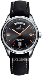 Breitling Premier Automatic Day & Date 40 Czarny/Skóra Ø40 mm A45340241B1X2