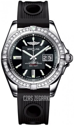 Breitling Galactic 41 Czarny/Guma Ø41 mm A49350LA-BA07-202S-A18D.2