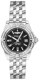 Breitling Galactic 32 Czarny/Stal Ø31.8 mm A71356LA.BA10.367A