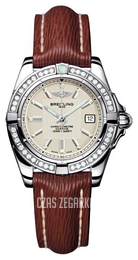 Breitling Galactic 32 Beżowy/Skóra Ø31.8 mm A71356LA.G702.211X.A14BA.1