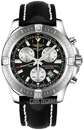 Breitling Colt Chronograph Czarny/Skóra Ø44 mm A73388111B1X1