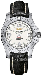 Breitling Colt 36 Srebrny/Skóra Ø36 mm A7438911-G803-213X-A16BA.1