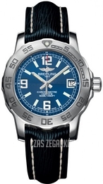 Breitling Colt 33 Niebieski/Skóra Ø33 mm A7738711-C850-210X-A14BA.1