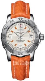 Breitling Colt 33 Srebrny/Skóra Ø33 mm A7738711-G764-212X-A14BA.1