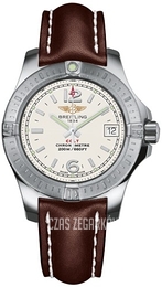 Breitling Colt 33 Srebrny/Skóra Ø33 mm A7738811-G793-410X-A14BA.1