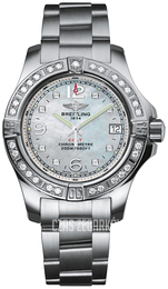 Breitling Colt Lady Biały/Stal Ø33 mm A77388531A1A1