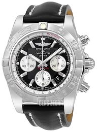 Breitling Chronomat 44 Czarny/Skóra Ø44 mm AB011011-B967-435X-A20BA.1