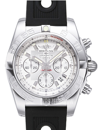 Breitling Chronomat 44 Srebrny/Guma Ø44 mm AB011012-G684-200S-A20D.2