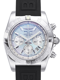 Breitling Chronomat 44 Biały/Guma Ø44 mm AB011012-G685-152S-A20S.1