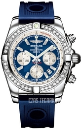 Breitling Chronomat 44 Niebieski/Guma Ø44 mm AB011053-C788-211S-A20D.2