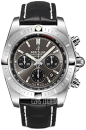 Breitling Chronomat 44 Szary/Skóra Ø44 mm AB0115101F1P2