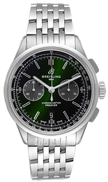 Breitling Premier B01 Chronograph 42 Zielony/Stal Ø42 mm AB0118221L1A1