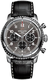 Breitling Aviator 8 B01 Chronograph 43 Szary/Skóra Ø43 mm AB0119131B1P1