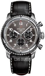 Breitling Aviator 8 B01 Chronograph 43 Szary/Skóra Ø43 mm AB0119131B1P2