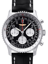 Breitling Navitimer 01 Czarny/Skóra Ø43 mm AB012012-BB02-743P-A20BA.1