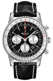 Breitling Navitimer 01 Czarny/Skóra Ø43 mm AB0121211B1P1
