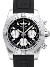 Breitling Chronomat 41 Czarny/Guma Ø41 mm AB014012-BA52-150S-A18S.1
