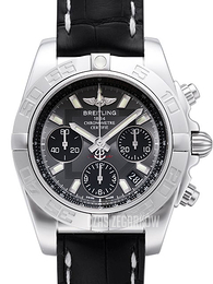 Breitling Chronomat 41 Szary/Skóra Ø41 mm AB014012-F554-728P-A18BA.1